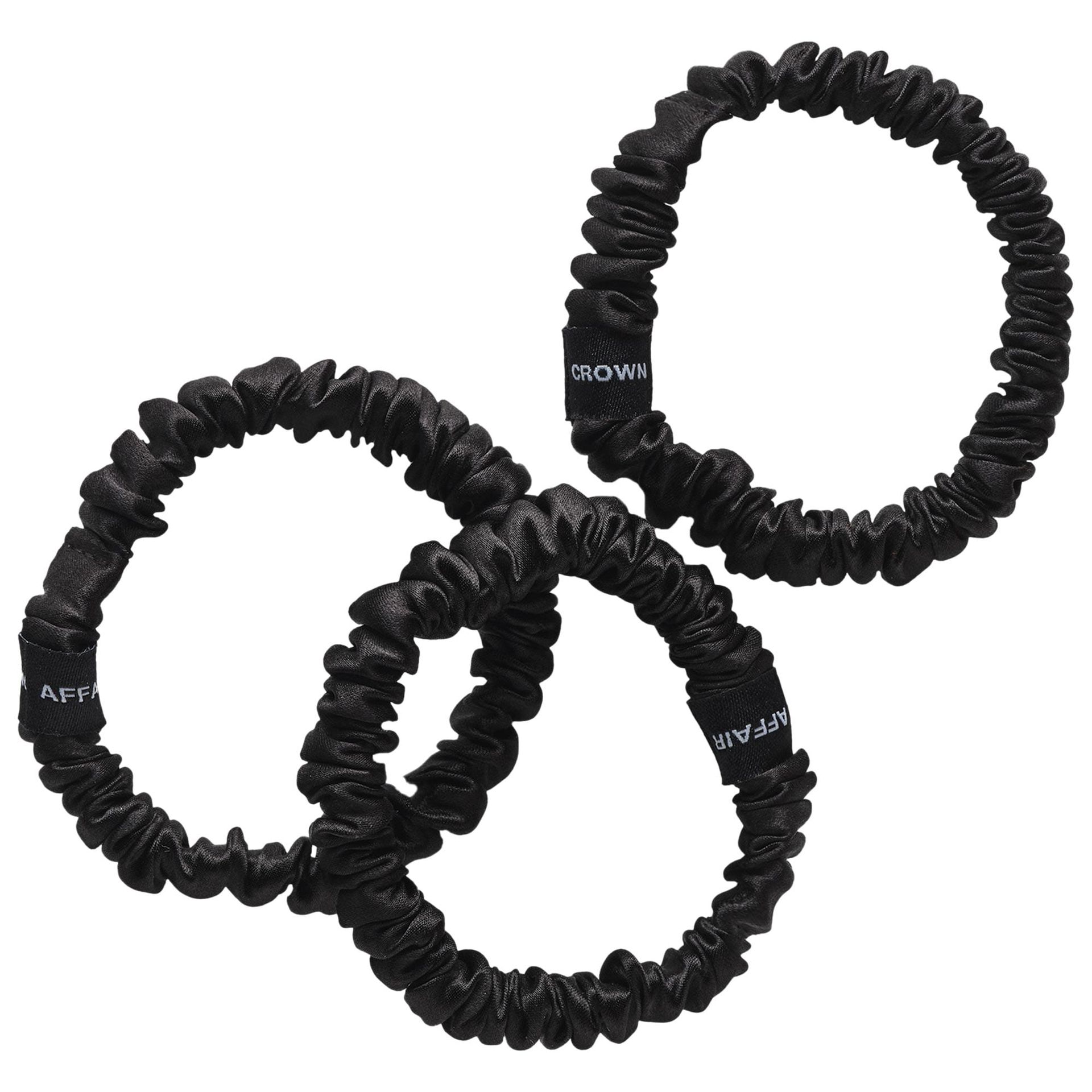 The Silk Scrunchie No. 001 Set - Black