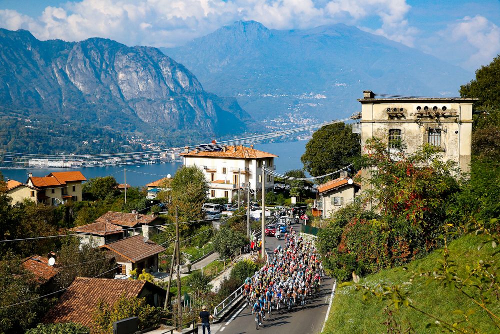 Lake Como served as backdrop for Il Lombardia