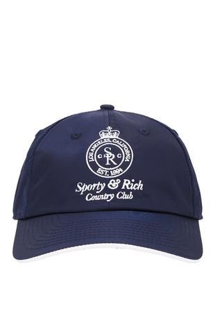 Sporty & Rich Crown Logo Nylon Hat