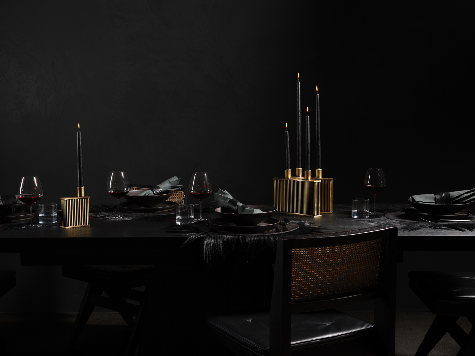 Objects in a dark setting by Nicole Hollis
