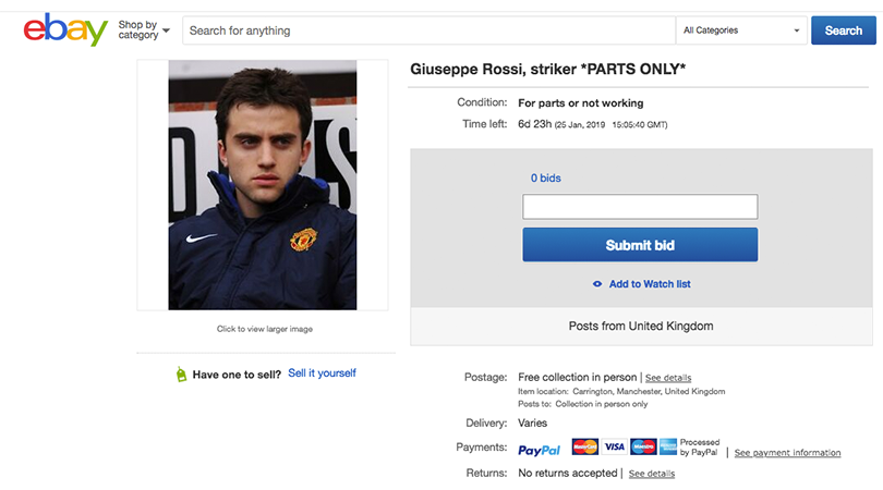 Giuseppe Rossi Tottenham