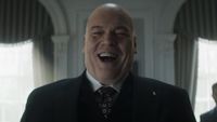 Wilson Fisk laughing heartily in Daredevil: Born Again Season 2 trailer
