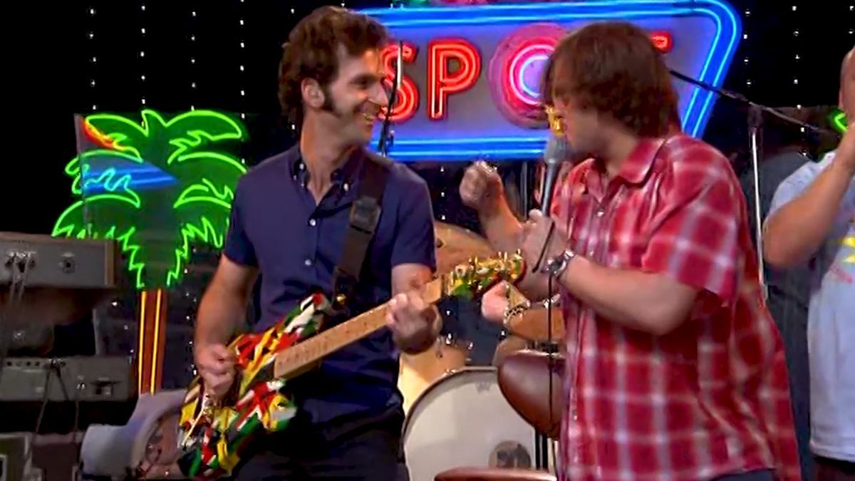 Dweezil Zappa and Jack Black