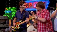 Dweezil Zappa and Jack Black