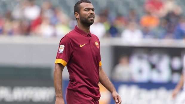 Roma defender Ashley Cole 