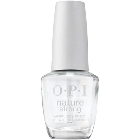 Opi Nature Strong Nail Lacquer, Top Coat, Clear Nail Polish, 0.5 Fl Oz