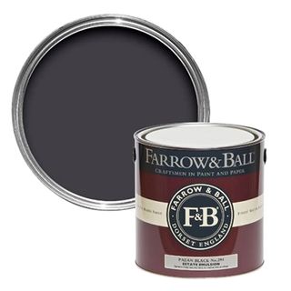 Farrow & Ball paen black paint