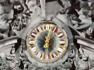 Grand Central Station building clock photo