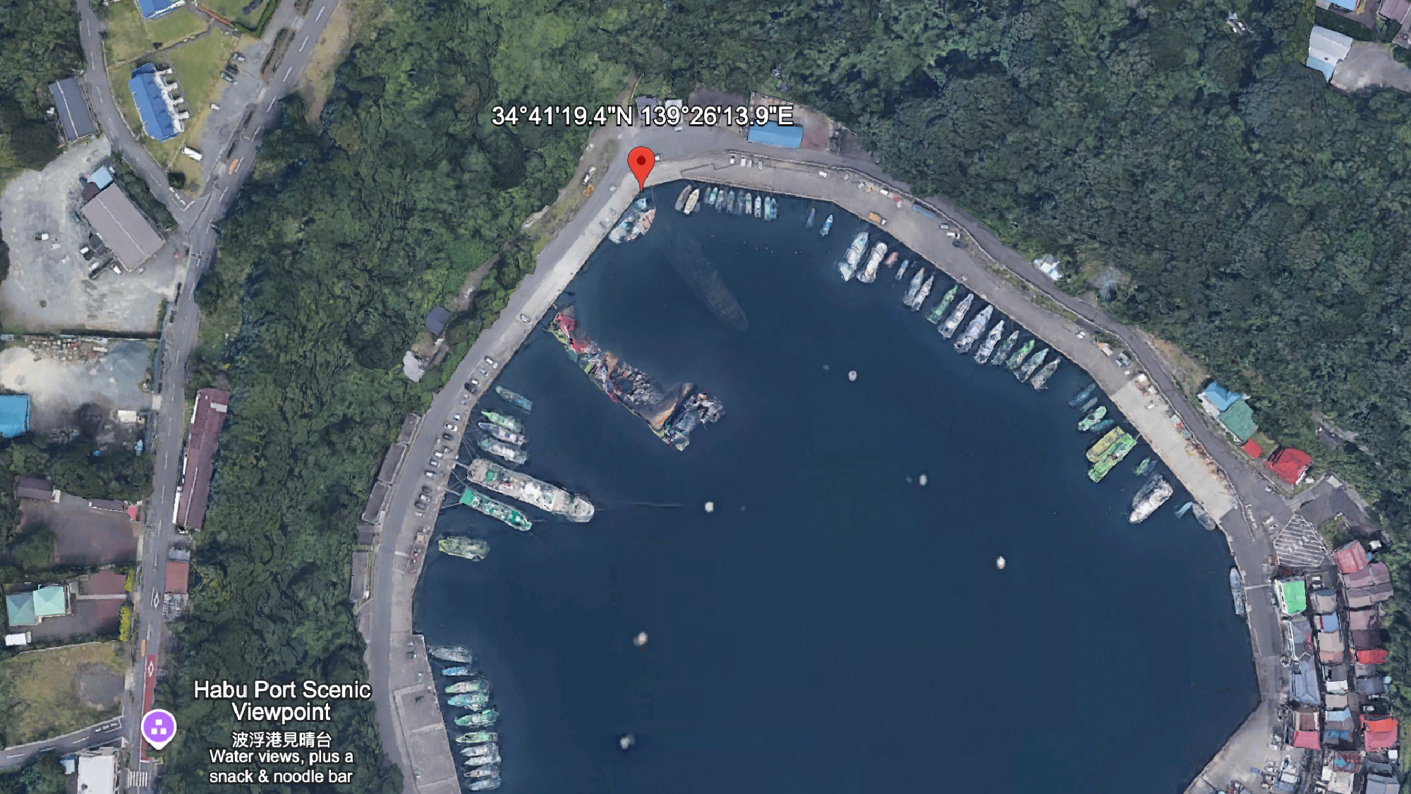 Google Earth undercover vessel easter egg