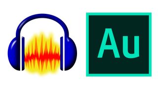 Audacity and Adobe Audition logos
