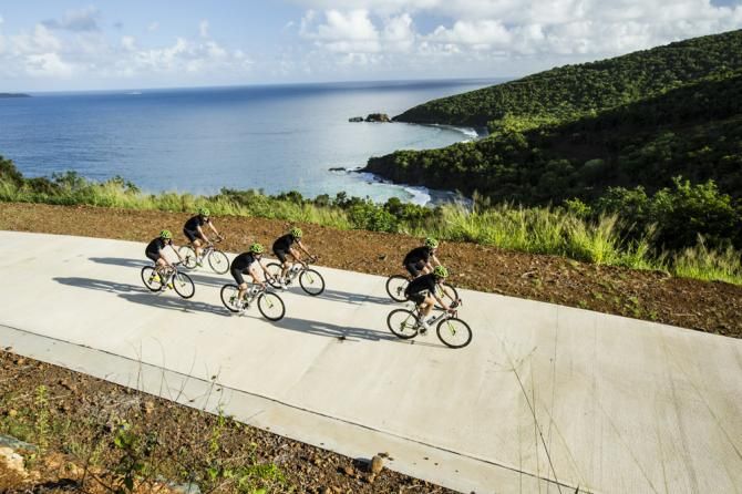 The British Virgin Islands was the perfect setting for the first Cannondale-Garmin team camp
