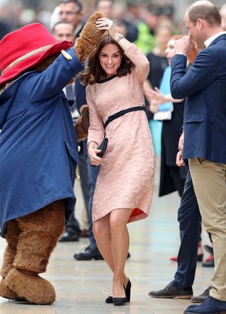 Kate Middleton dancing with Paddington bear