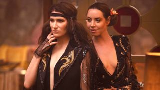 Kathryn Hahn and Aubrey Plaza in Agatha All Along