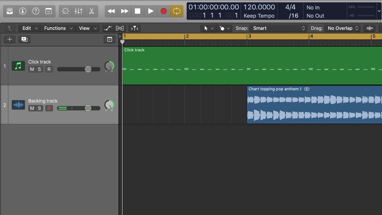 Two-bar count-in