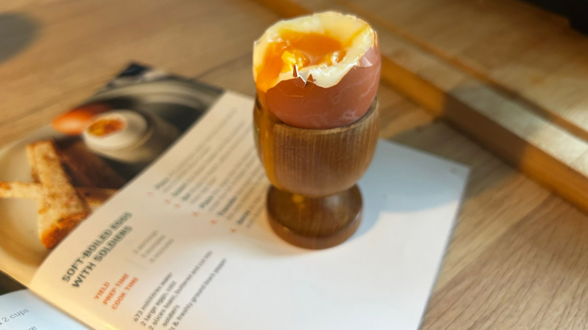 Boiled egg prepared using Cosori 5L Rice Cooker