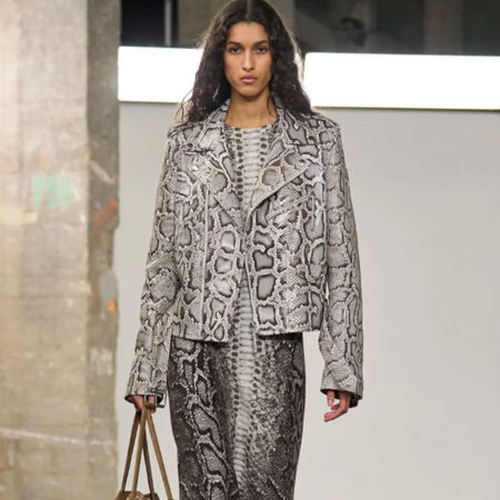 Snake print co-ord Gabriela Hearst Autumn/Winter 25
