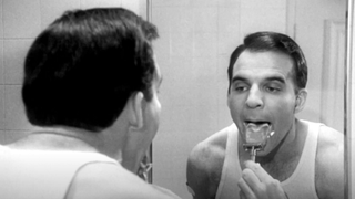 steve martin shaving his tongue in dead men don't wear plaid