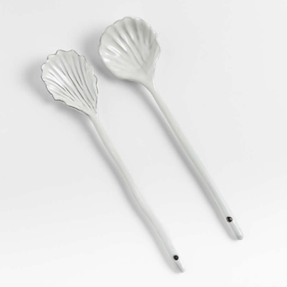 Crate & Barrel x Laura Kim serving utensils