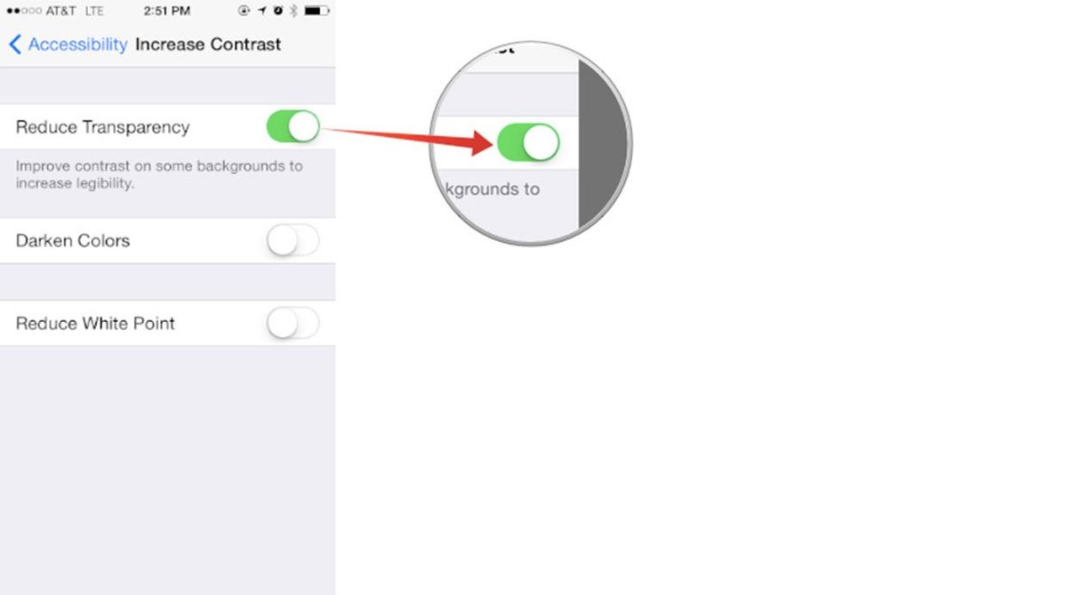 How to reduce the transparency of keyboards, menus, and more in iOS 7.1 ...