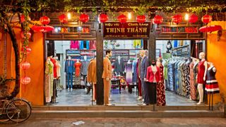 A traditional tailor in Hoi An Ancient Town