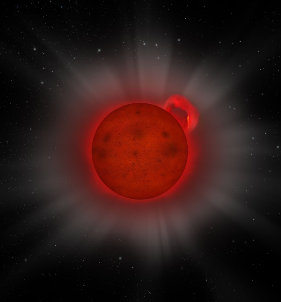Tiny star's violent outburst catches astronomers' attention — years lat