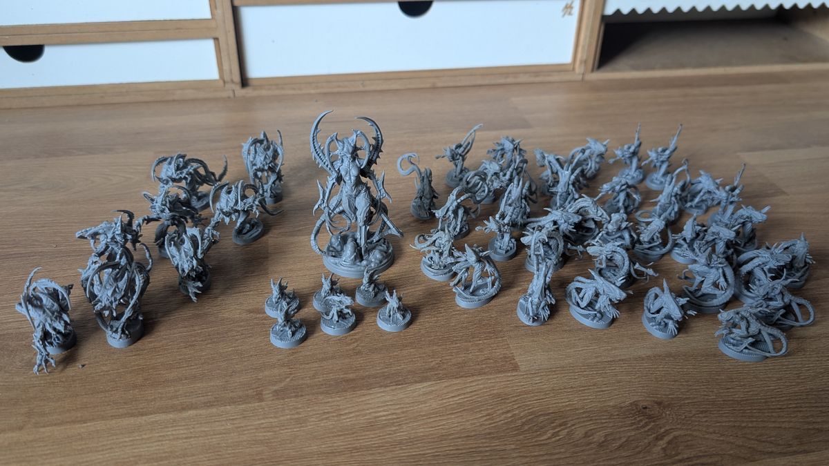 Nemesis: Retaliation models on a gaming table
