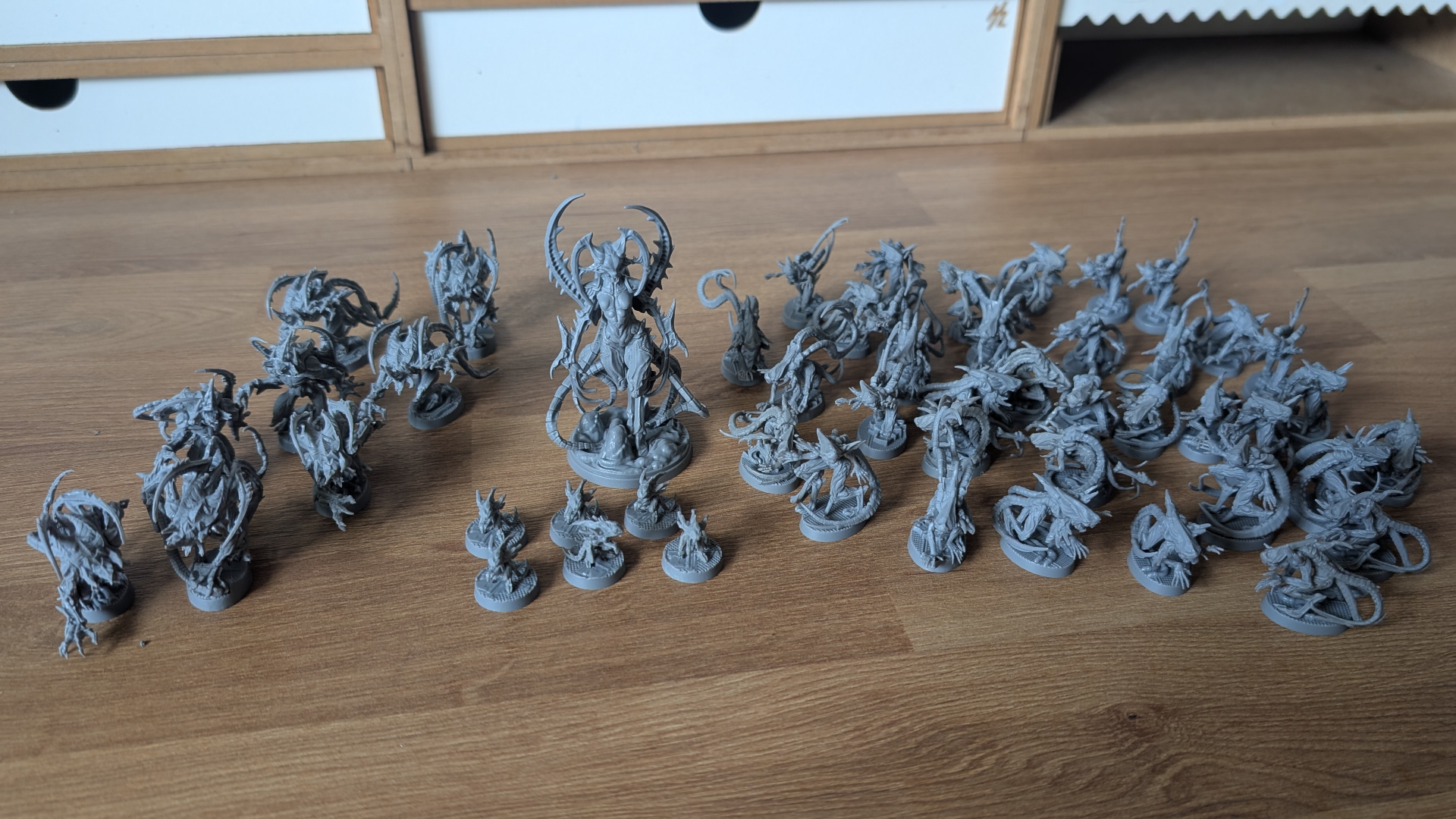 Nemesis: Retaliation models on a gaming table