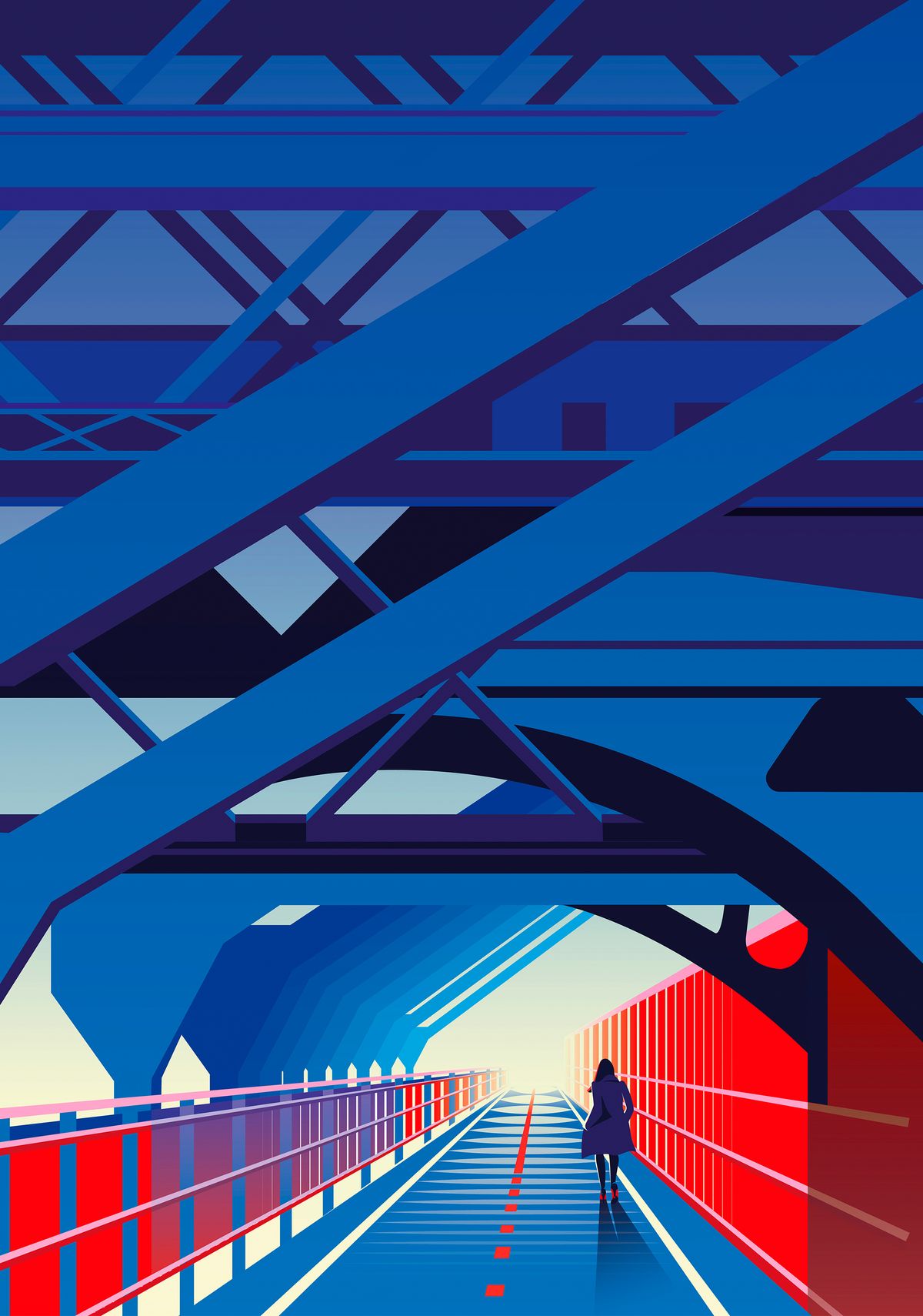 Marga Casta&ntilde;o illustration called Williamsburg.