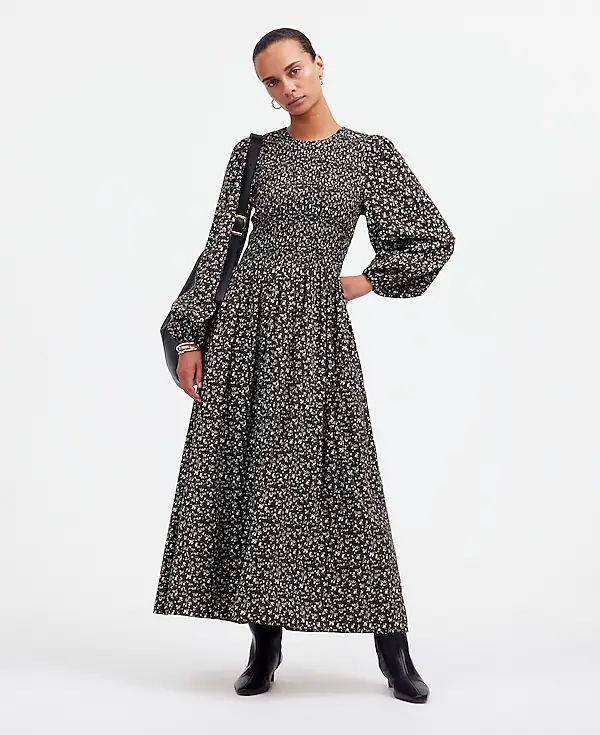 madewell, The Melody long sleeve midi dress