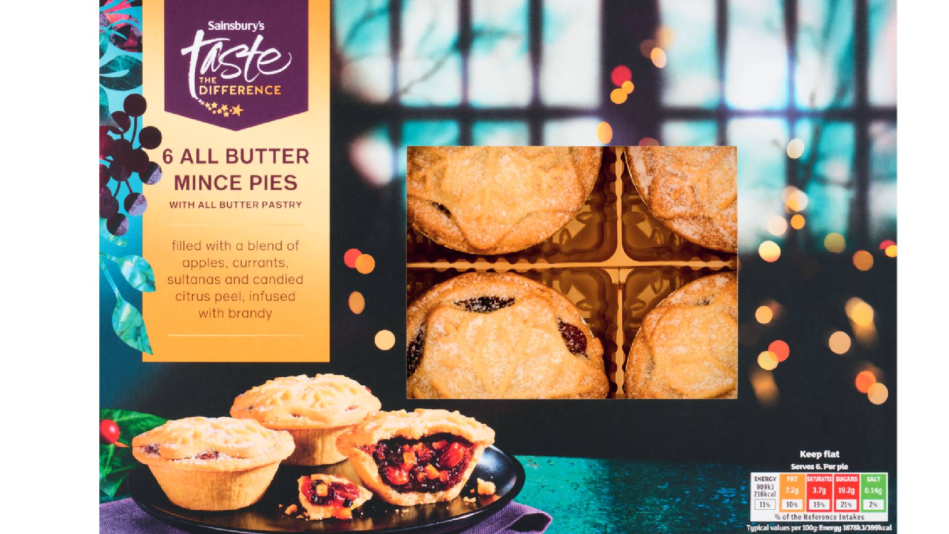 Sainsbury&amp;rsquo;s Taste the Difference All Butter Mince Pies