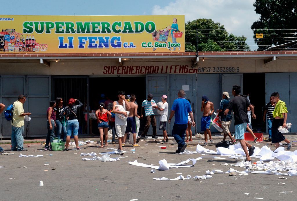 A supermarket in Venezuela.