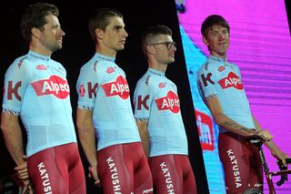 Ilnur Zakarin and the Katusha-Alpecin Giro roster