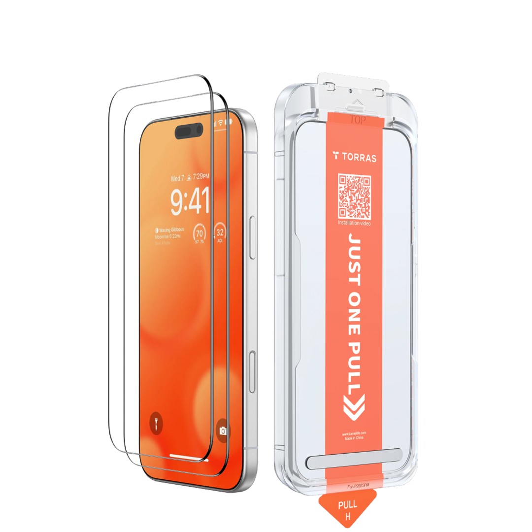Product shot of the TORRAS GlassGo Screen Protector