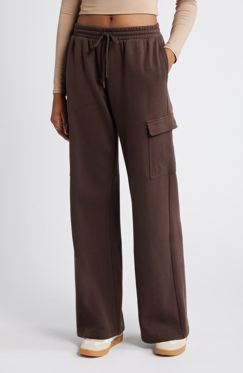 Baggy Wide Leg Cargo Sweatpants