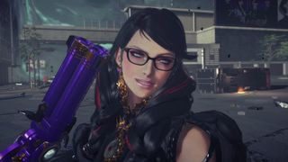 Bayonetta 3 gun in hand