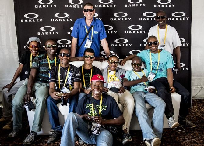 Team Lesotho was psyched to make it to their first world championships
