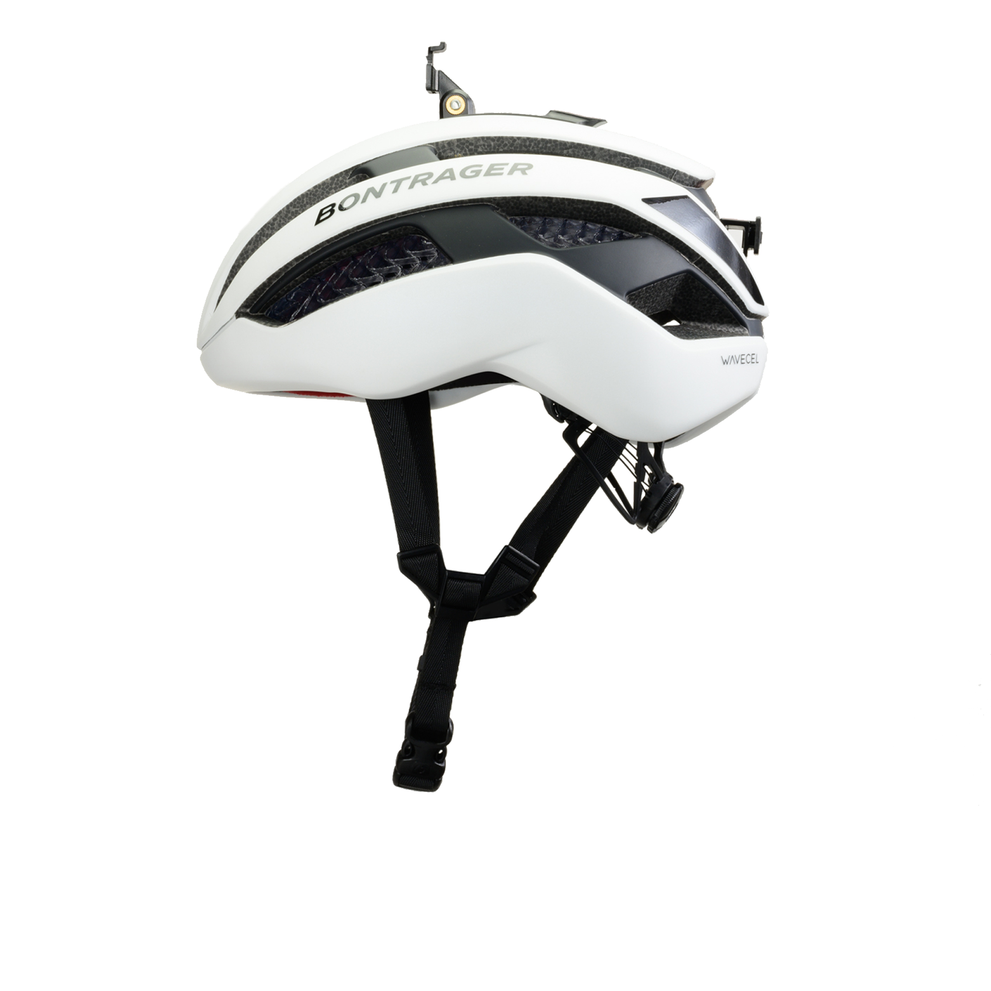 Bontrager Circuit WaveCel helmet from the left side ona white background