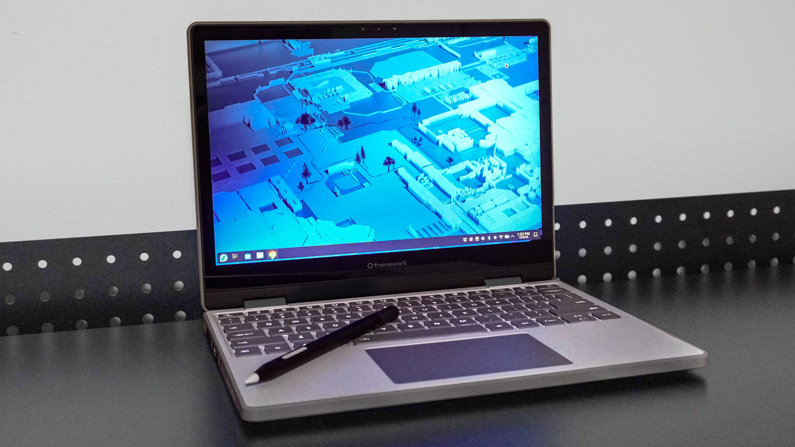 The Framework Laptop 12 on a desk