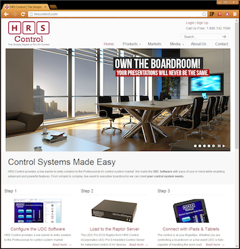 High Resolution Systems Debuts Expanded HRS Control Website