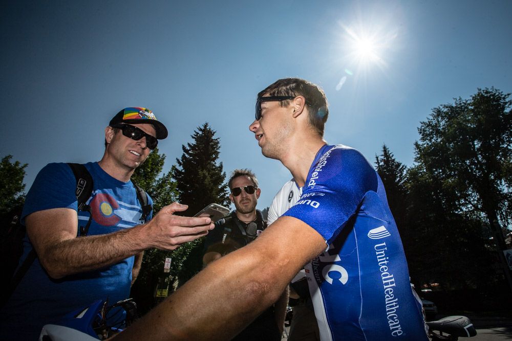 Kiel Reijnen (UnitedHealthcare) interviewed after his win