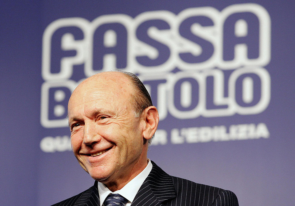 Giancarlo Ferretti during his time as lead sports director at Fassa Bortolo