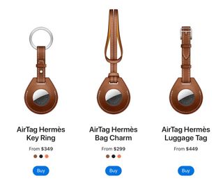 Apple Hermes Airtags In Apple Store