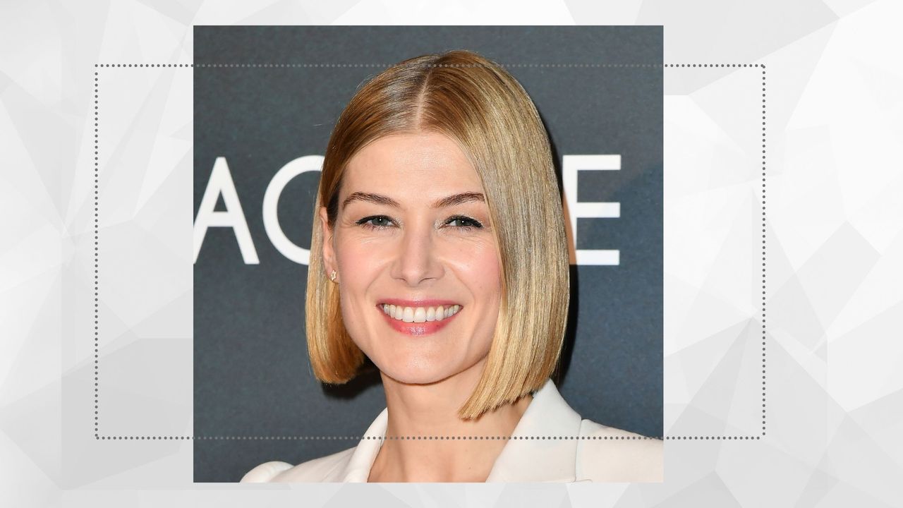 short hairstyles for women main image rosamund pike bob