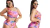 ASOS Curve Mesh Hipster Bikini Brief and Top