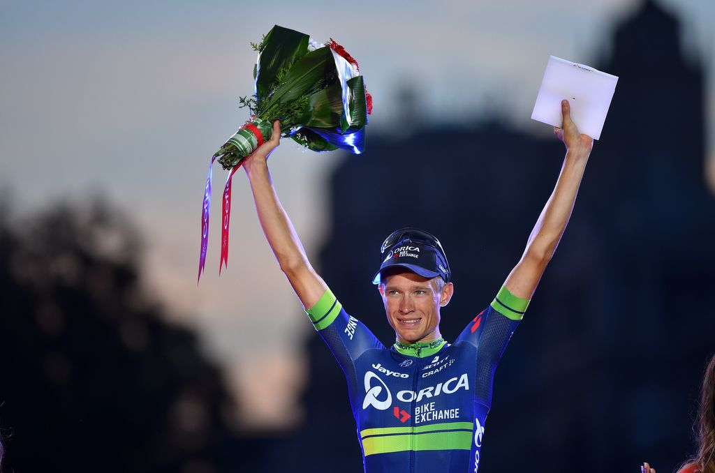 Stage 21 winner Magnus Cort (Orica-BikeExchange)