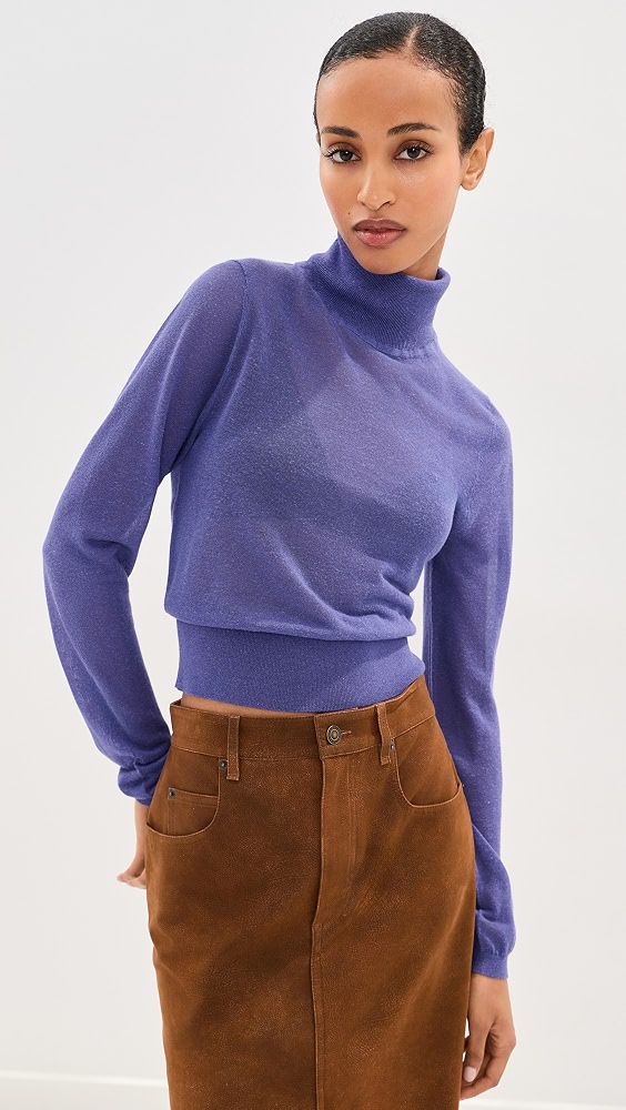 Palmer Turtleneck Pullover - Thunderstom Grey