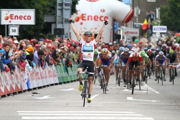 Edvald Boasson Hagen (Sky) is victorious on the last day