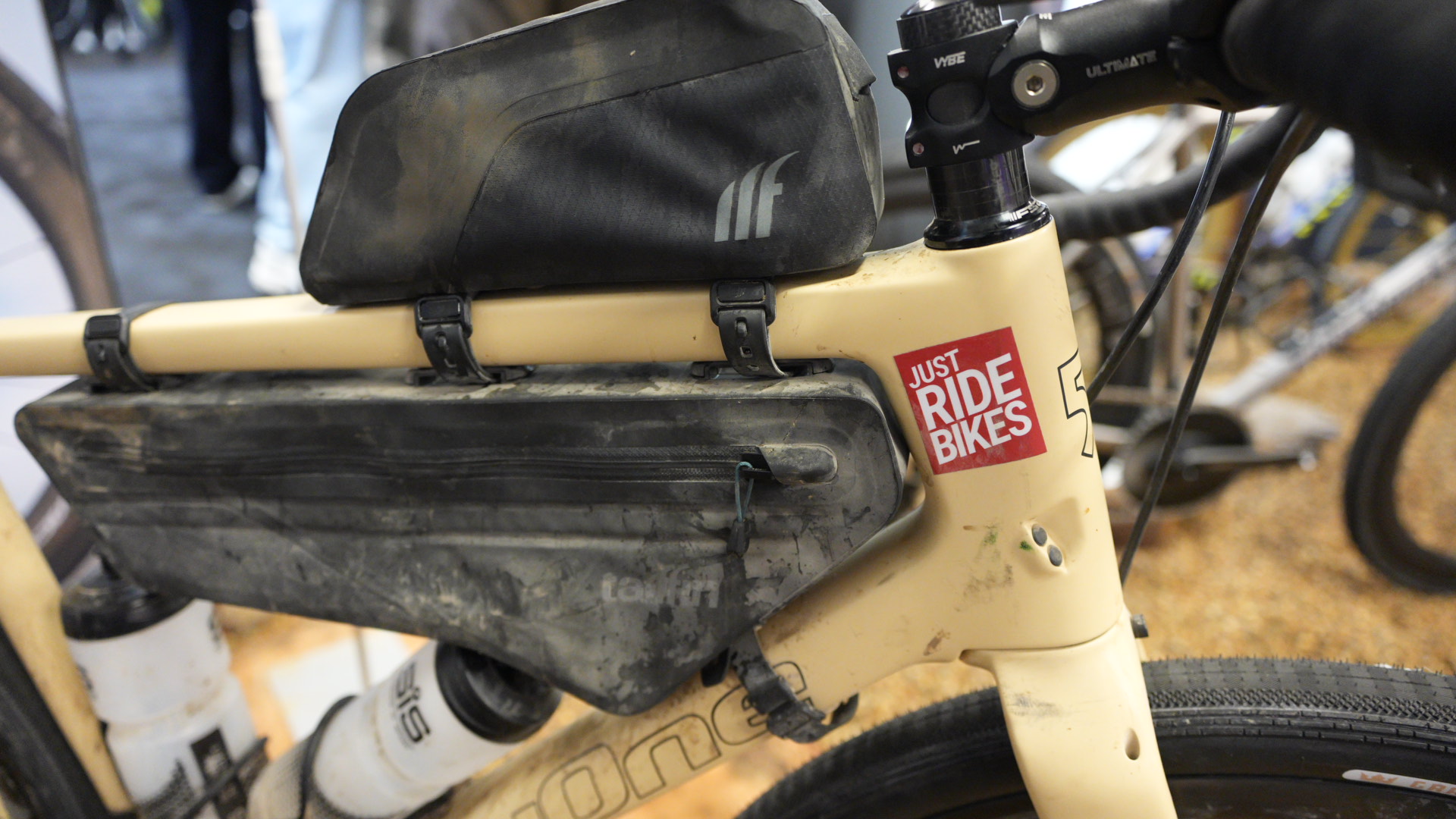 close up details of expensive bikes