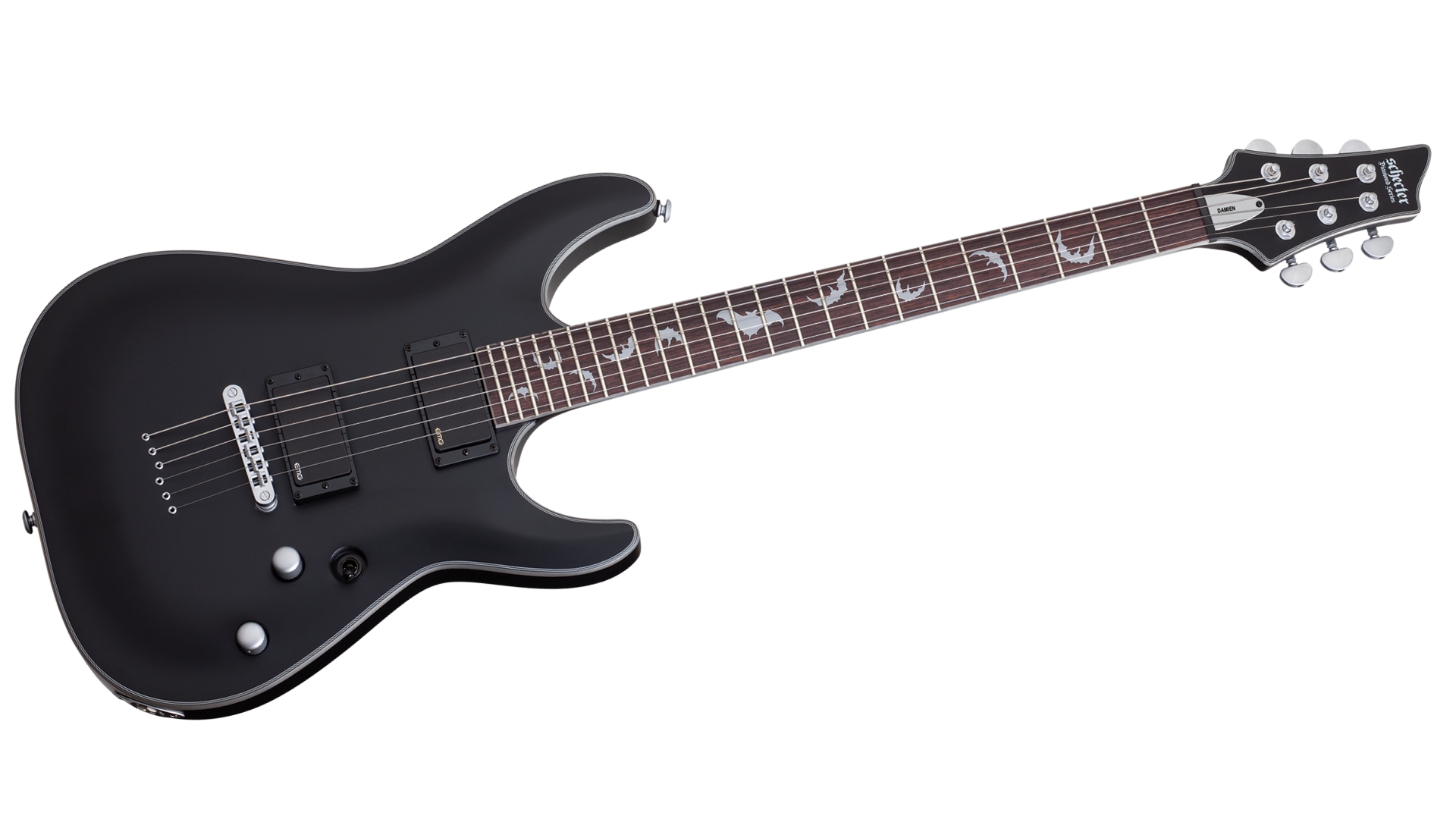 A Schecter Damien 6 Platinum electric guitar