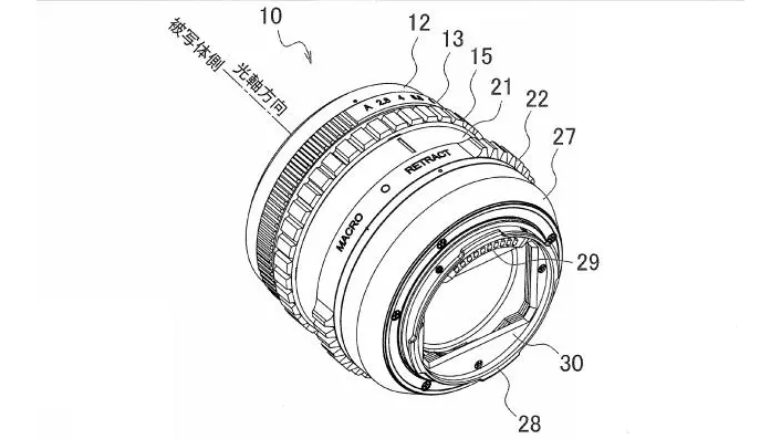 Panasonic macro lens patent diagram